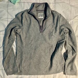 Old Navy Gray Half Zip M